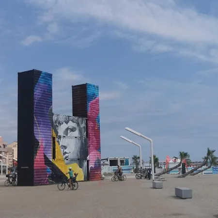 Les Marines II - New Design - En Bord De Mer - Tout Confort - Proche Commerces Et Animations Le Barcares Exterior photo